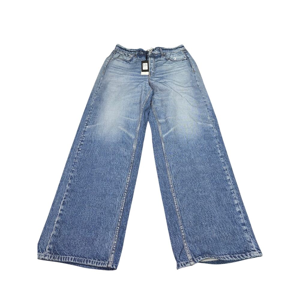 NWT rag & bone miramar terry wide leg pants. Noosa color Size L. sweatpant jeans